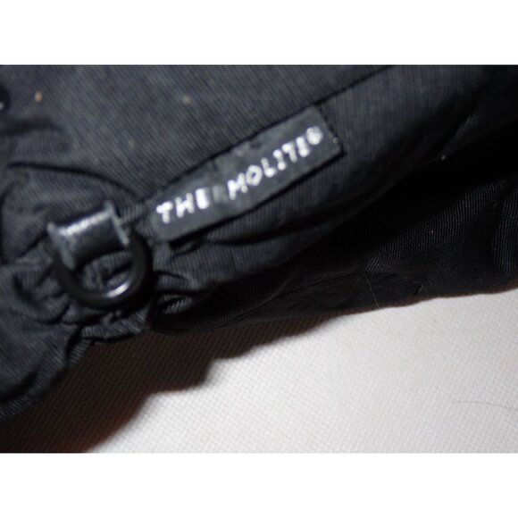 Polaris Hipora Snowmobile Winter Gloves Adult M Black Thermolite Winter - Picture 6 of 7